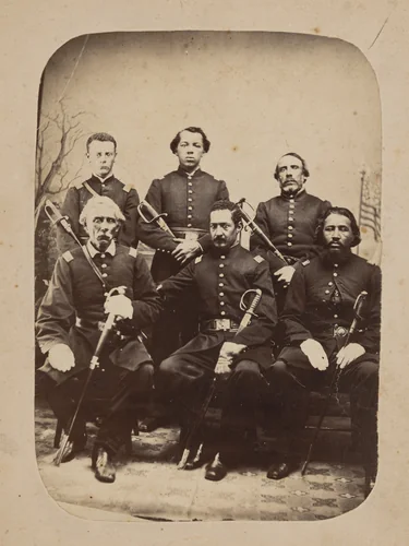 1st Louisiana Guards by American 19th Century, photograph, 1857-1867