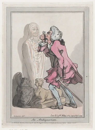 An Antiquarian by Frederick George Byron, print, 1789