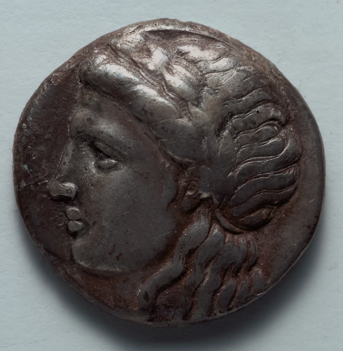 Tetradrachm: Head of Apollo, l., laureate (obverse) by Unknown, metalwork, -339--318