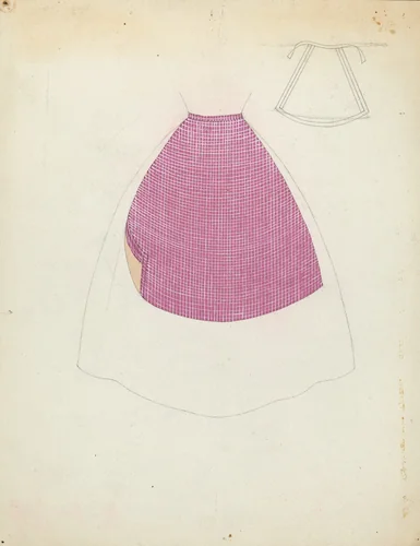 Apron by Miriam Goldberg, index of american design, 1937