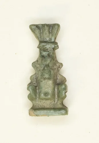 Amulet of the God Bes by Egyptian, metalwork, -1069--332