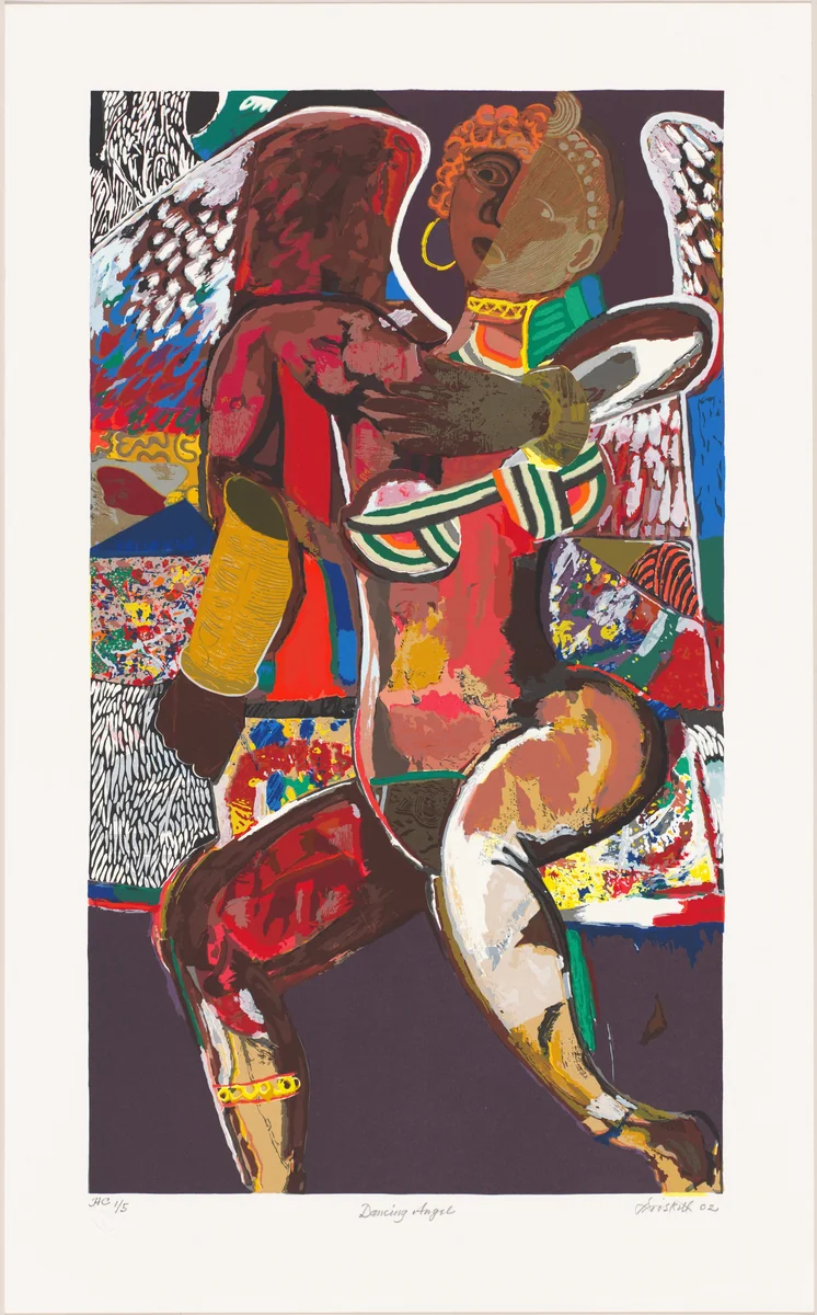 Dancing Angel by David C. Driskell; Lou Stovall; The Workshop, Inc., print, 2002