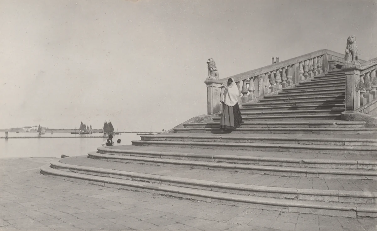 Stones of Venice, Chioggia by Alfred Stieglitz, photograph, 1887