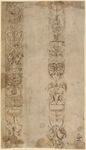 Grotteschi by Pinturicchio, drawing, 1454-1513