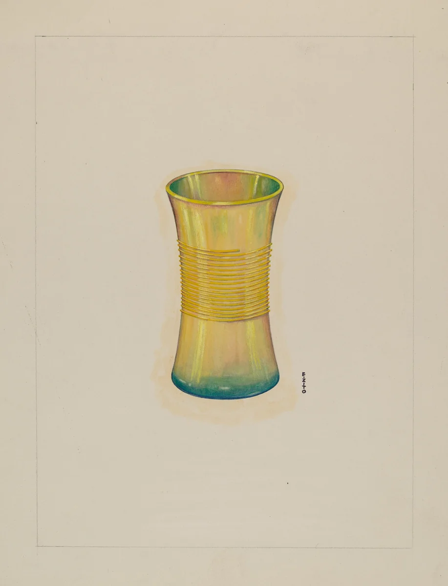 Table Glass by Emilio Zito, index of american design, 1940