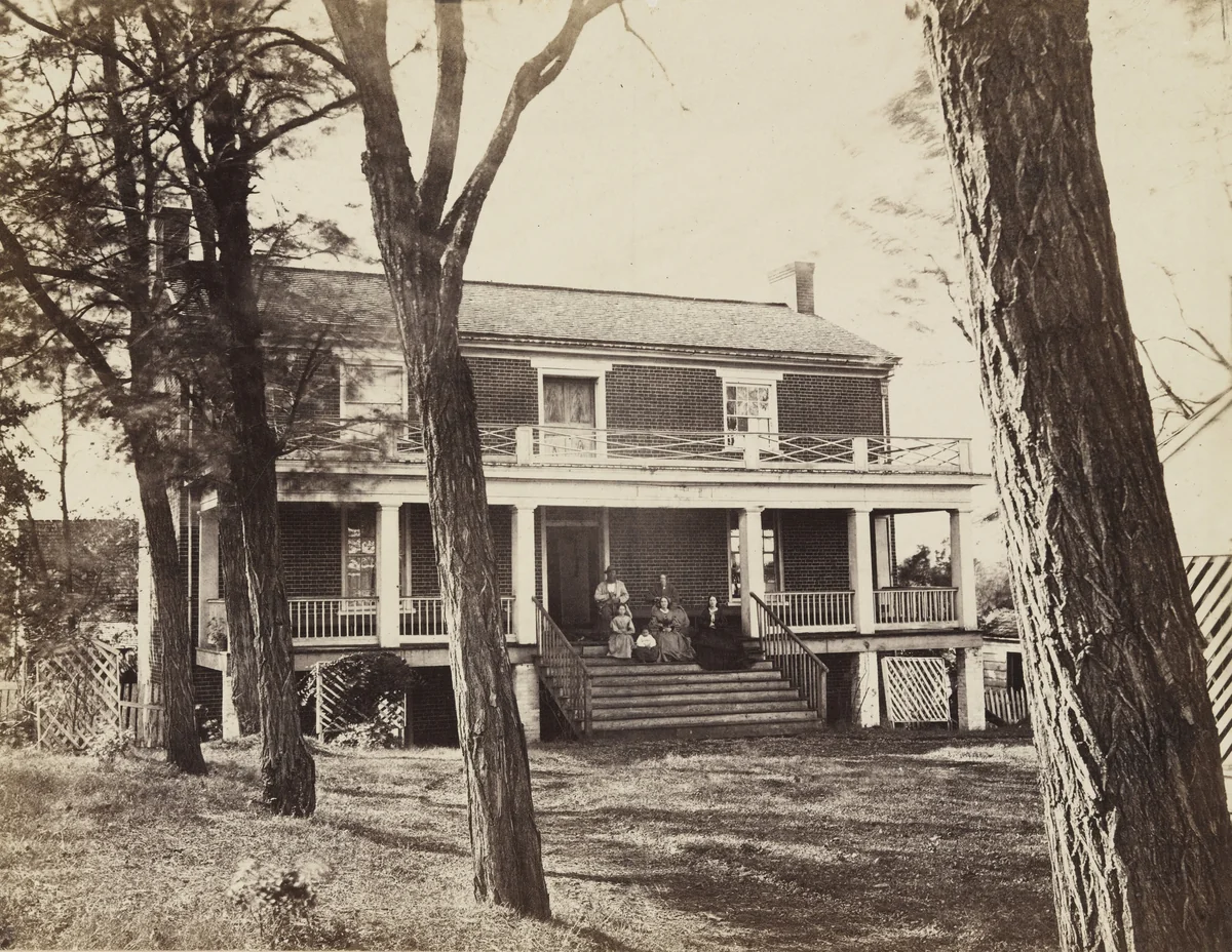 McLean's house, Appomattox Court-House, Virginia by Timothy O'Sullivan, Alexander Gardner, photograph, 1865