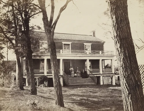 McLean's house, Appomattox Court-House, Virginia by Timothy O'Sullivan, Alexander Gardner, photograph, 1865
