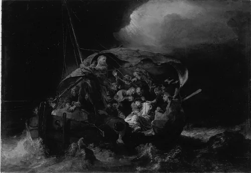 Christ in the Storm by Heinrich Jansen, painting, 1640-1660