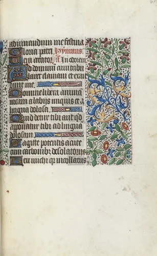 Book of Hours (Use of Rouen): fol. 61r by Master of the Geneva Latini, book, 1465-1475