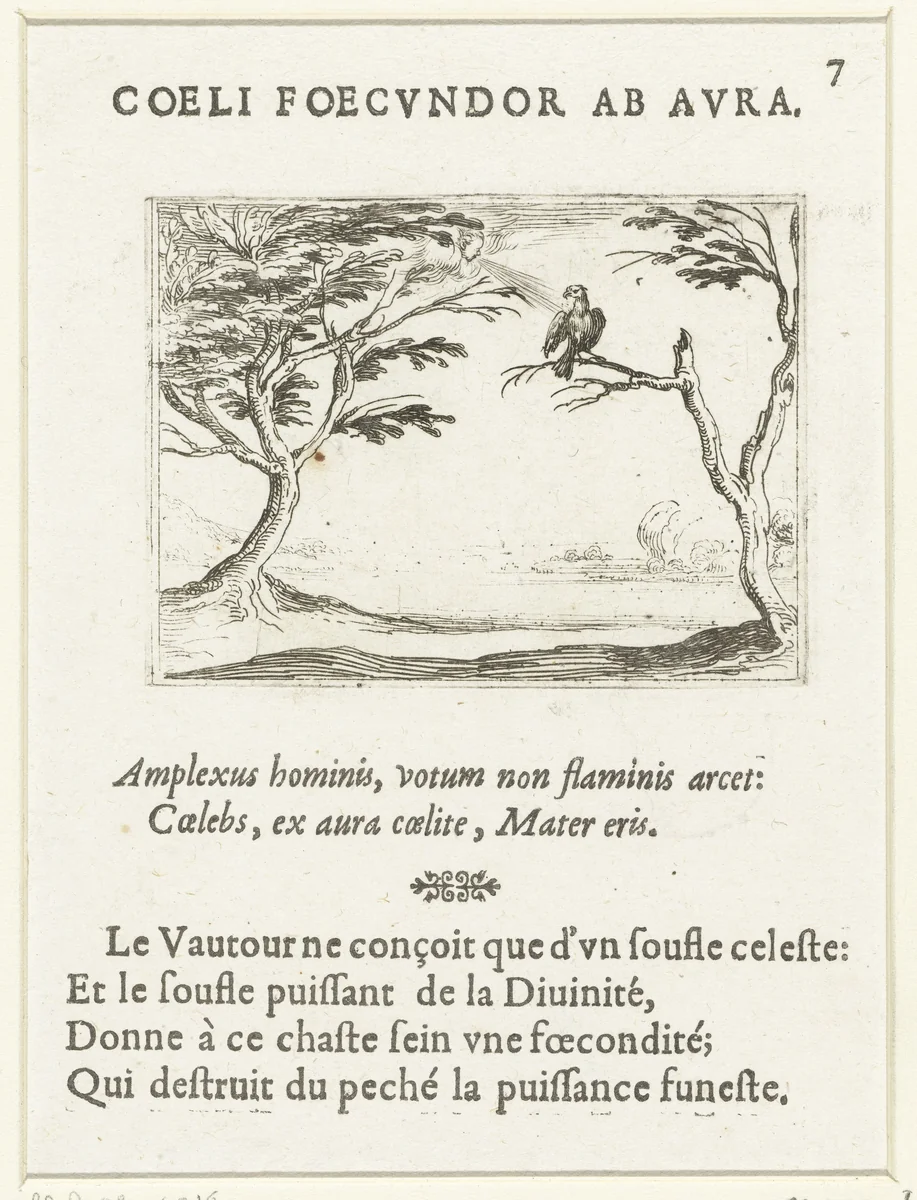 Gier in de wind by Jacques Callot, print, 1625-1629