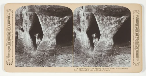 Diamond Grotto in Witches' Gulch, No. 246 from the series "In and About the Dells of the Wisconsin River" by Henry Hamilton Bennett, photograph, 1870-1908