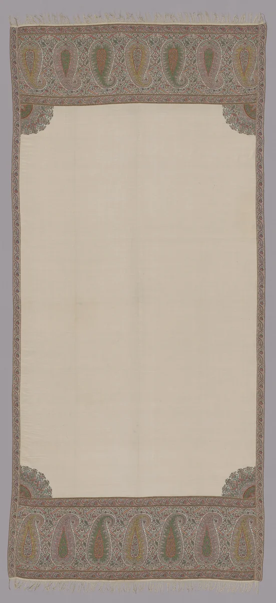Long Shawl by England, Probably Norwich, other, 1810-1825