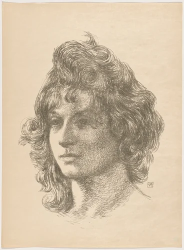 Etude by Théo van Rysselberghe, print, 1895