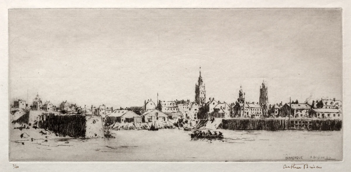 Dunkerque by Arthur John Trevor Briscoe, print, 1937