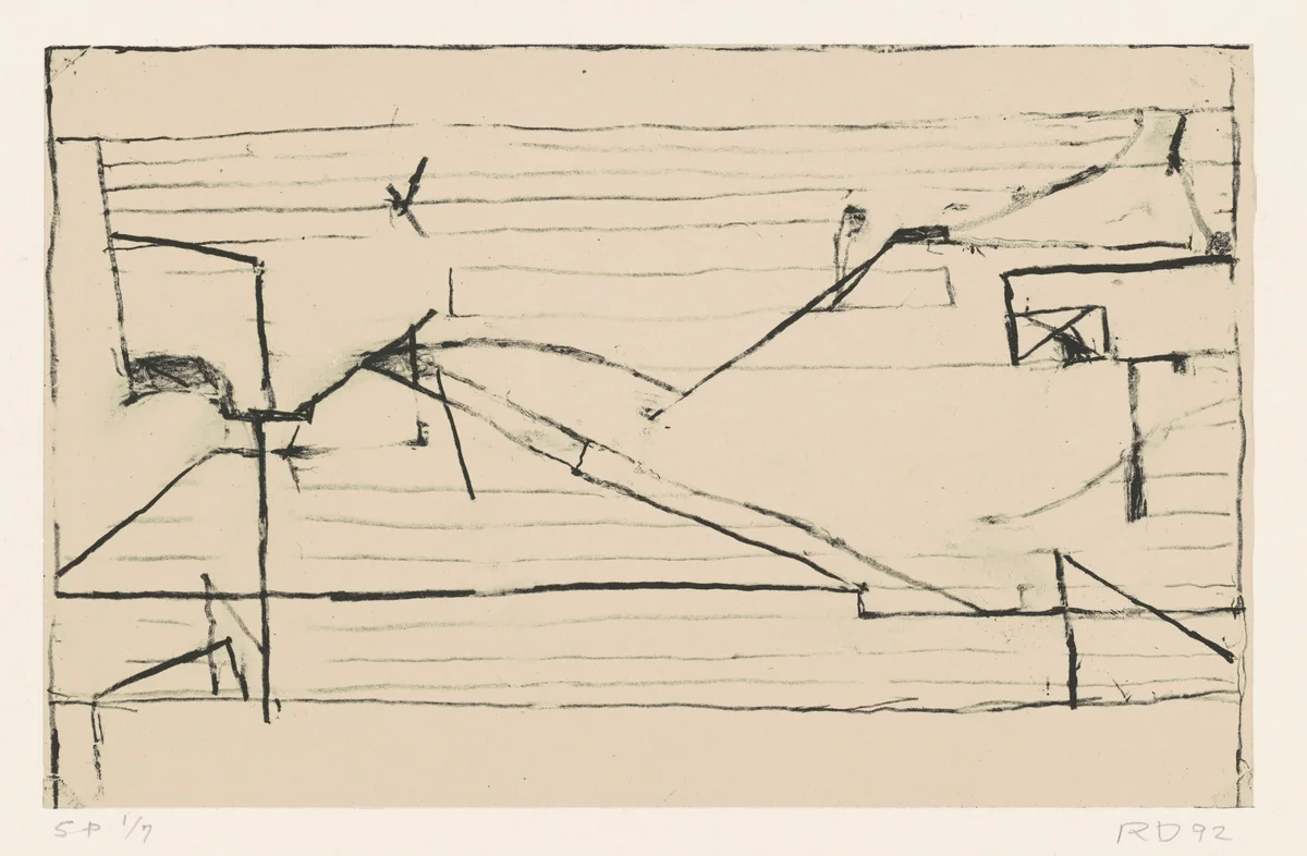 Untitled #9 [special proof] by Richard Diebenkorn, print, 1992-1993