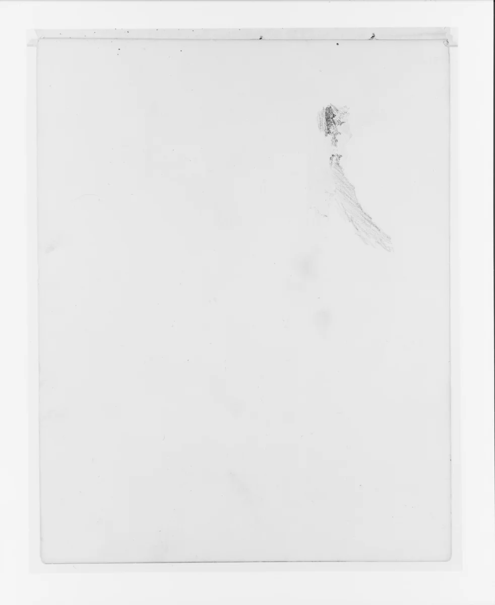 Landscape Study (from Sketchbook) by John Quincy Adams Ward, artwork, 1857-1860