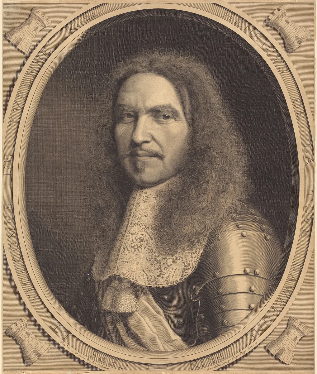 Marechal de Turenne by Robert Nanteuil, print, 1665