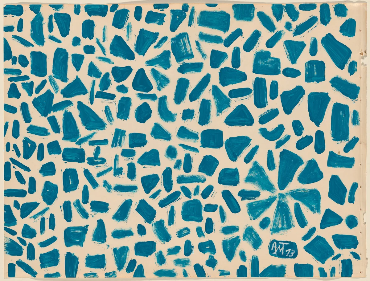 Untitled by Alma Thomas, drawing, 1973