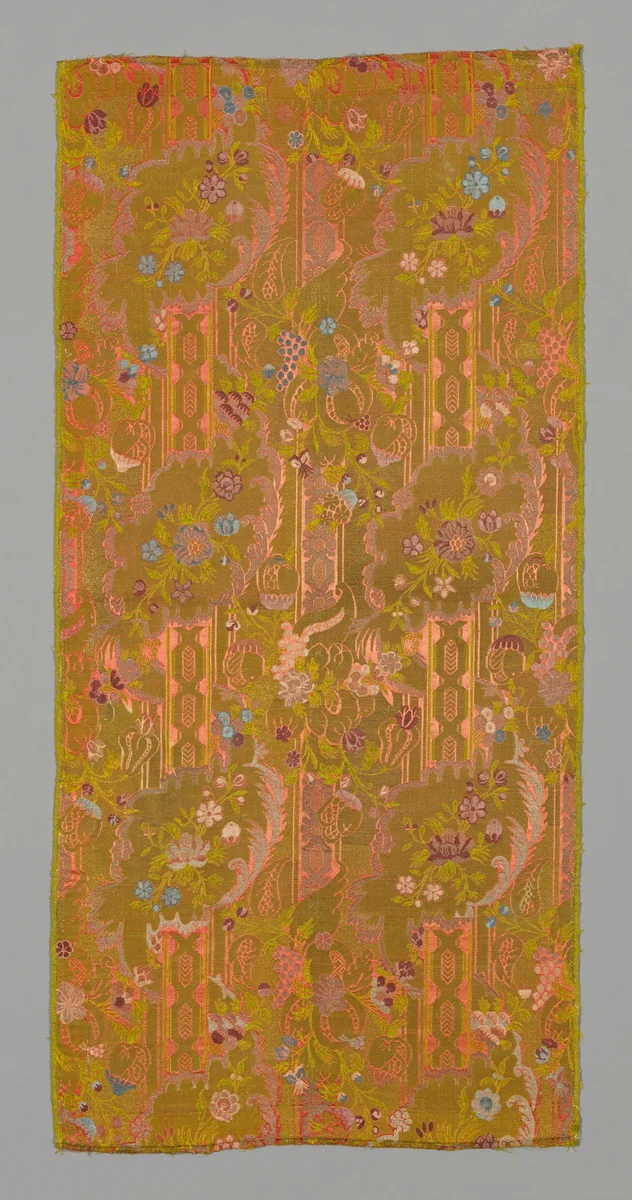Panel (Dress Fabric) by France, Lyon or Italy, Venice, textile, 1700-1710