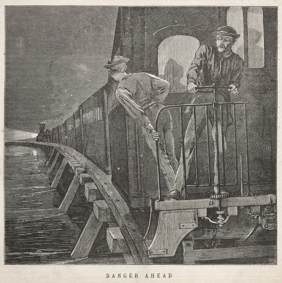 Danger Ahead by Winslow Homer, print, 1870