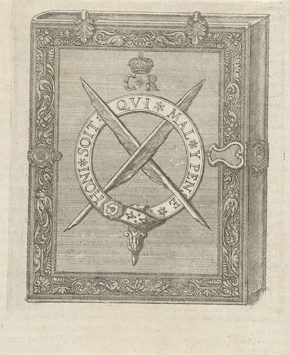 Boek van de Orde van de Kousenband by Wenceslaus Hollar, print, 1672