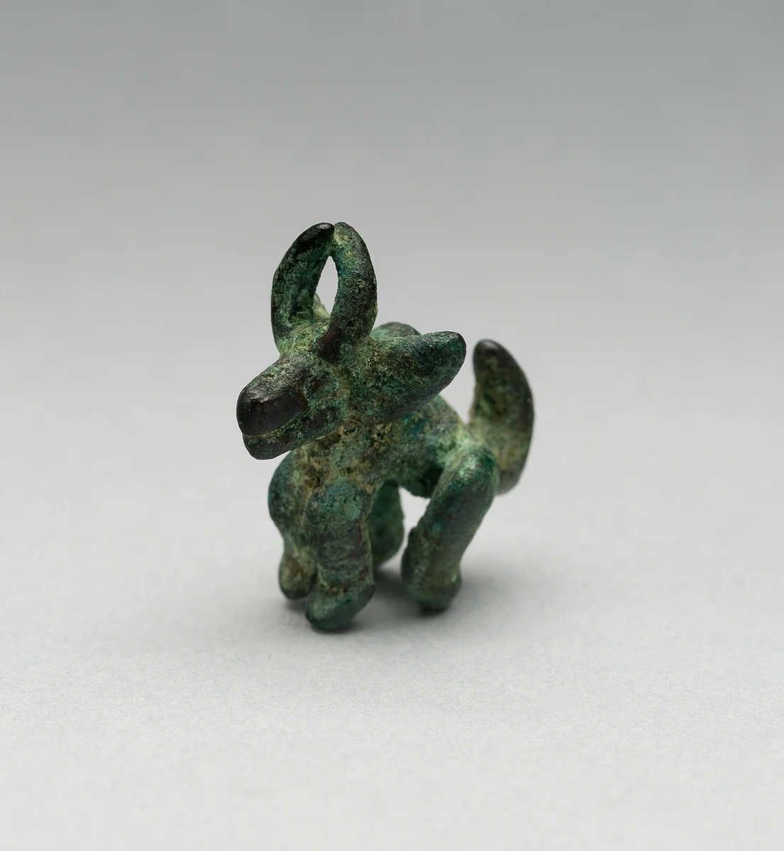 Figure of a Deer, Possibly Finial of a Pin by Chimú-Inca, metalwork, 1000-1470