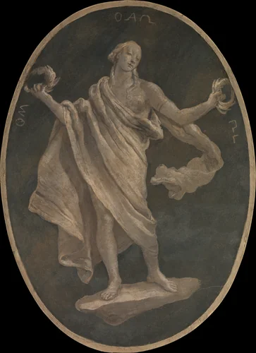 Allegorical Figure Representing a Virtue, Possibly Patriotism by Giovanni Battista Tiepolo, painting, 1760