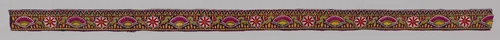 Border by India, textile, 1801-1900