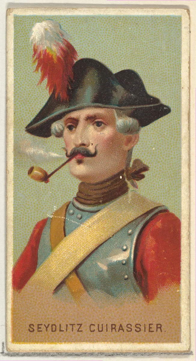 Seydlitz Cuirassier, from World's Smokers series (N33) for Allen & Ginter Cigarettes by Allen & Ginter, print, 1888