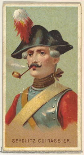 Seydlitz Cuirassier, from World's Smokers series (N33) for Allen & Ginter Cigarettes by Allen & Ginter, print, 1888