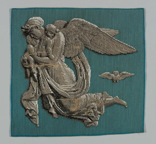 Panel Entitled "Night" by Bertel Thorvaldsen, textile, 1801-1900