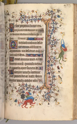 Hours of Charles the Noble, King of Navarre (1361-1425): fol. 233r, Text by Master of the Brussels Initials and Associates, book, 1400-1410
