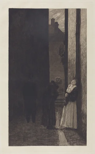 Ein Schritt (A Step) by Max Klinger, portfolio, 1883