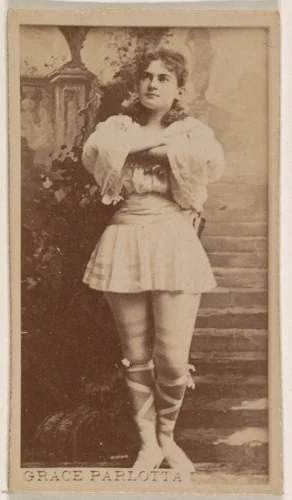 Grace Palotta, from the Actresses series (N245) issued by Kinney Brothers to promote Sweet Caporal Cigarettes by Kinney Brothers Tobacco Company, photograph, 1890