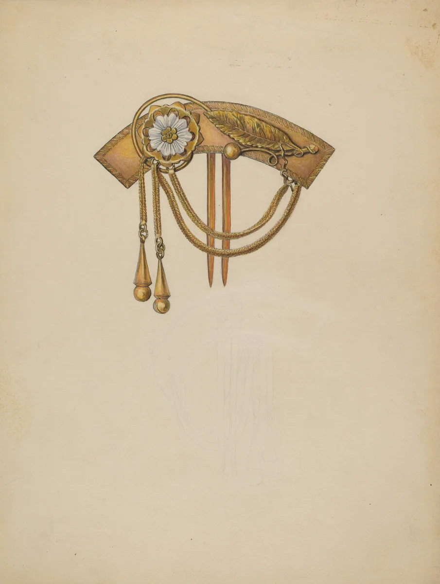 Comb by American 20th Century, index of american design, 1935-1942