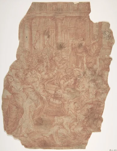 Massacre of the Innocents by anonymous, drawing, 1700-1800