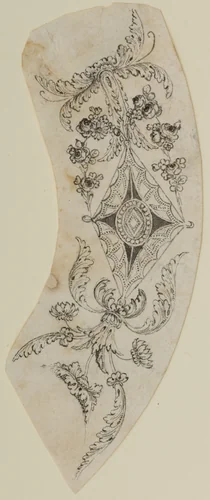 Design for the Decoration of Firearms by Nicolas Noël Boutet, drawing, 1772-1830