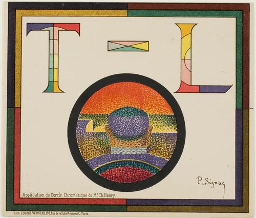 Chromatic Circle by Paul Signac, print, 1888
