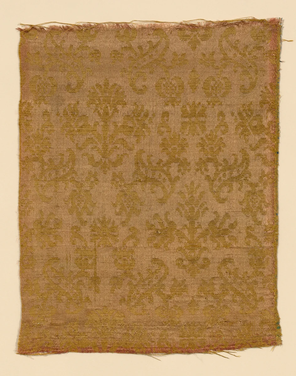 Fragment by Italy, textile, 1625-1650