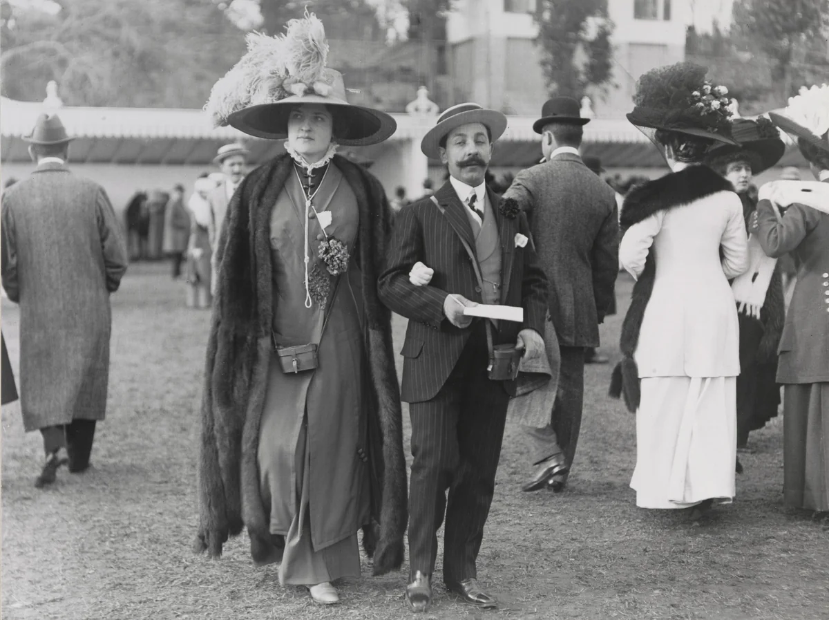 Nice au champ de courses by Unidentified Photographer, photograph, 1912