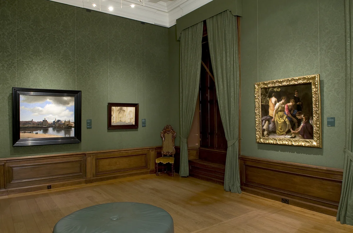 View of Delft by Johannes Vermeer, painting, 1660