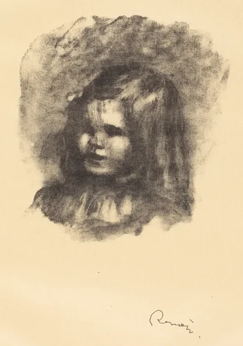 Claude Renoir, turned left (Claude Renoir, tourne a gauche) by Auguste Renoir, print, 1904