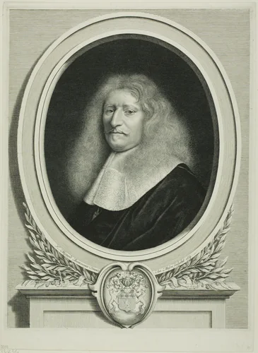 Portrait of Guillaume de Brisacier by Antoine Masson, print, 1664