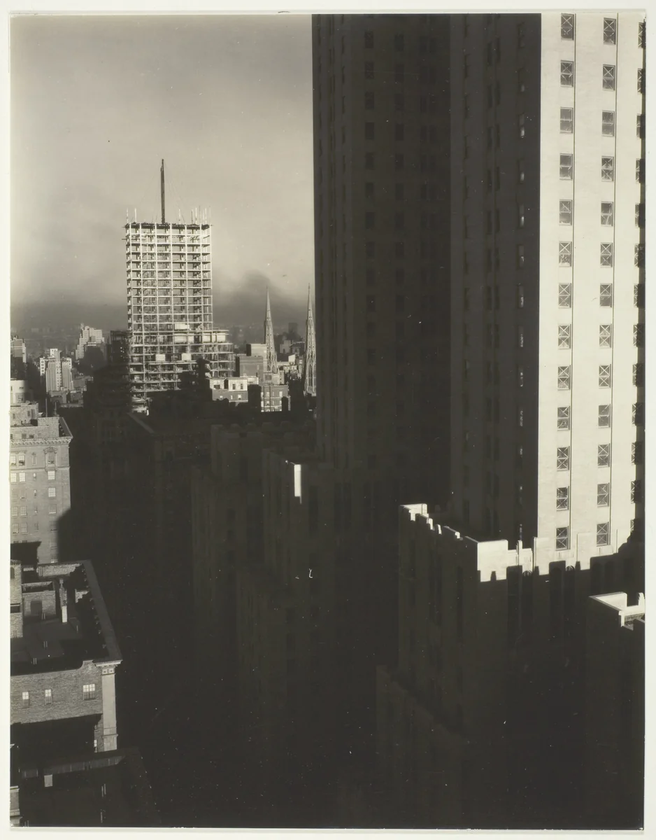 From My Window at the Shelton, West by Alfred Stieglitz, photograph, 1931