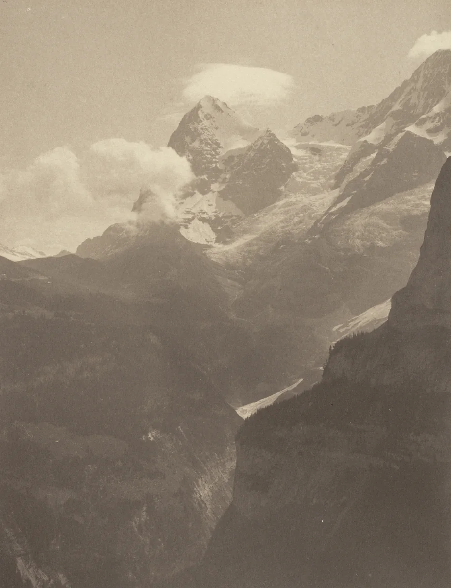 The Jungfrau by Alfred Stieglitz, photograph, 1894