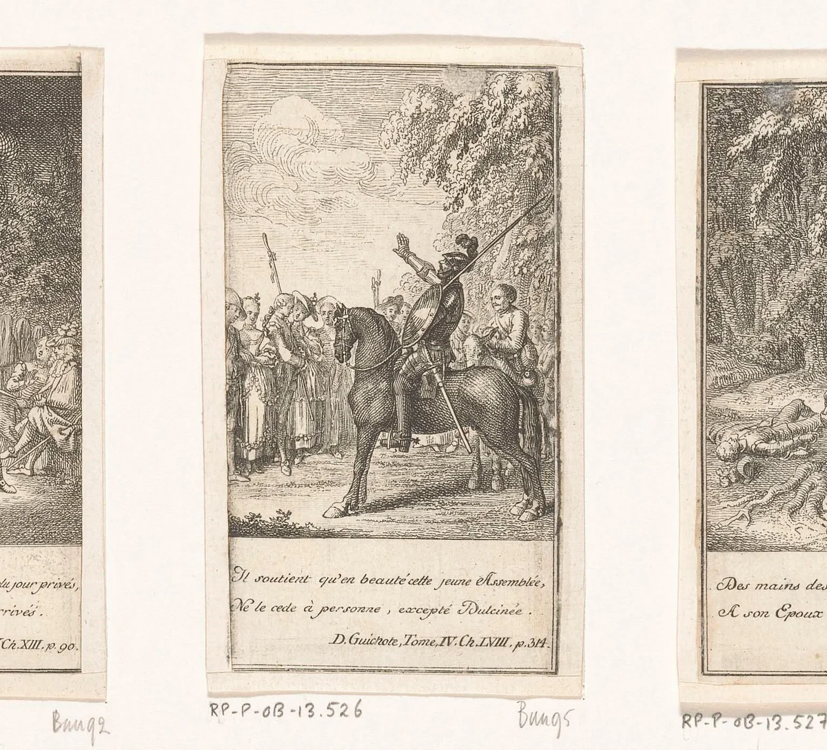 Don Quichot op de bruiloft van Kamacho by Daniel Nikolaus Chodowiecki, print, 1770
