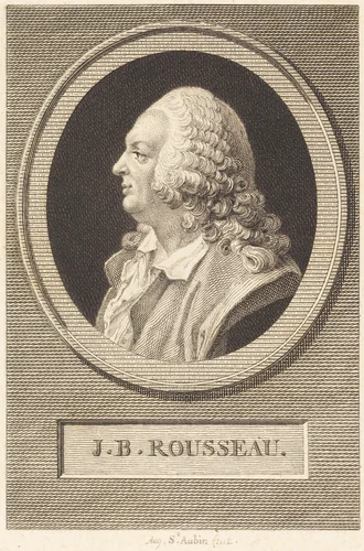 Jean-Baptiste Rousseau by Augustin de Saint-Aubin, print, 1802