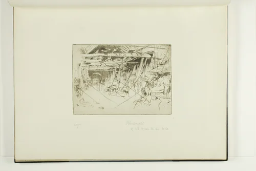 Wheelwright by James McNeill Whistler, print, 1880