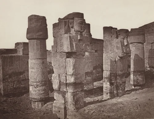 Small Temple to the East by William de Wiveleslie Abney, photograph, 1876
