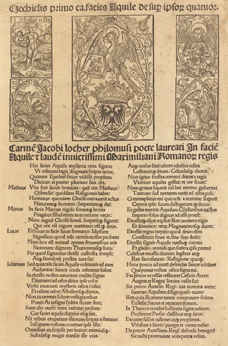 Allegory of the Eagle and Emperor Maximilian I by German 15th Century, print, 1497